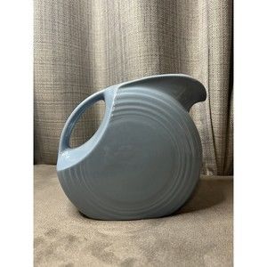 Fiesta Homer Laughlin Fiesta Ware Periwinkle Blue Disc Pitcher Retired Color 70s